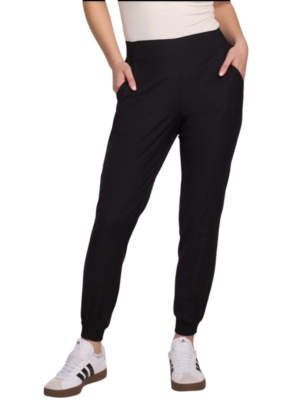 WoolX Palmer Merino Wool Blend Joggers Black XL Women's Travel Pants